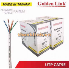 Cáp mạng GOLDEN LINK PLATINUM UTP CAT 5E – TRẮNG GL01023 -100m